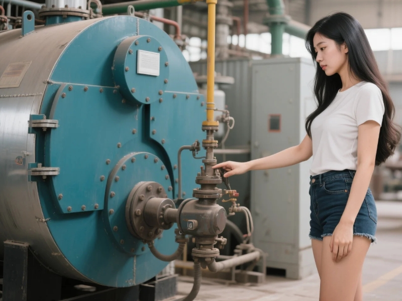 燃油鍋爐現(xiàn)場圖