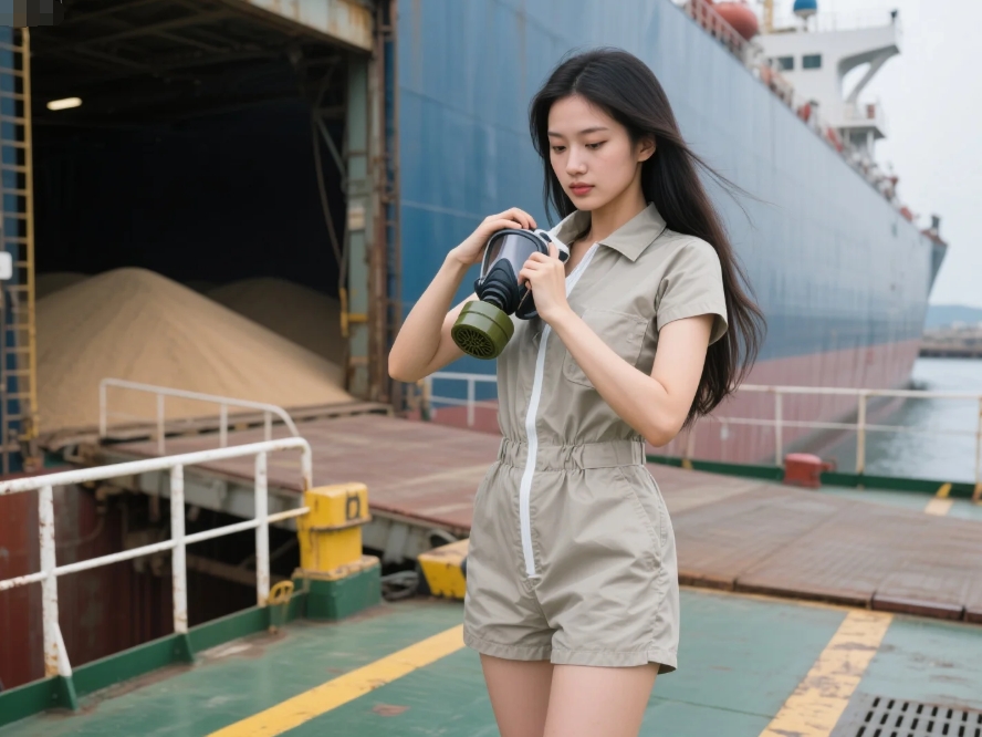 磷化鋁隨航熏蒸現(xiàn)場(chǎng)圖